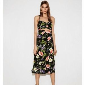 Express Midi Floral Dress (Medium)